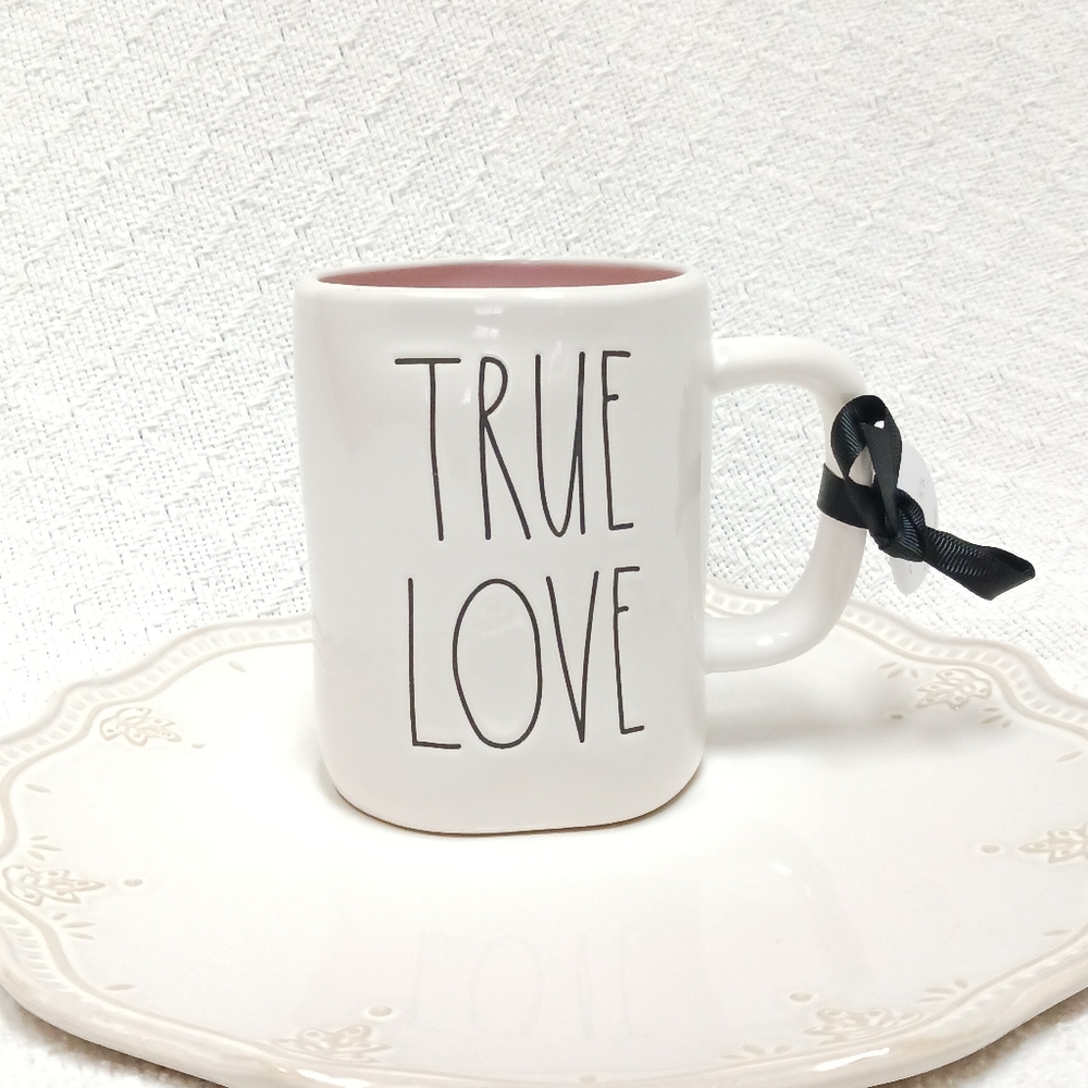 Rae Dunn × Disney Beauty & the Beast True Love Rose Mug - Picture 1 of 6